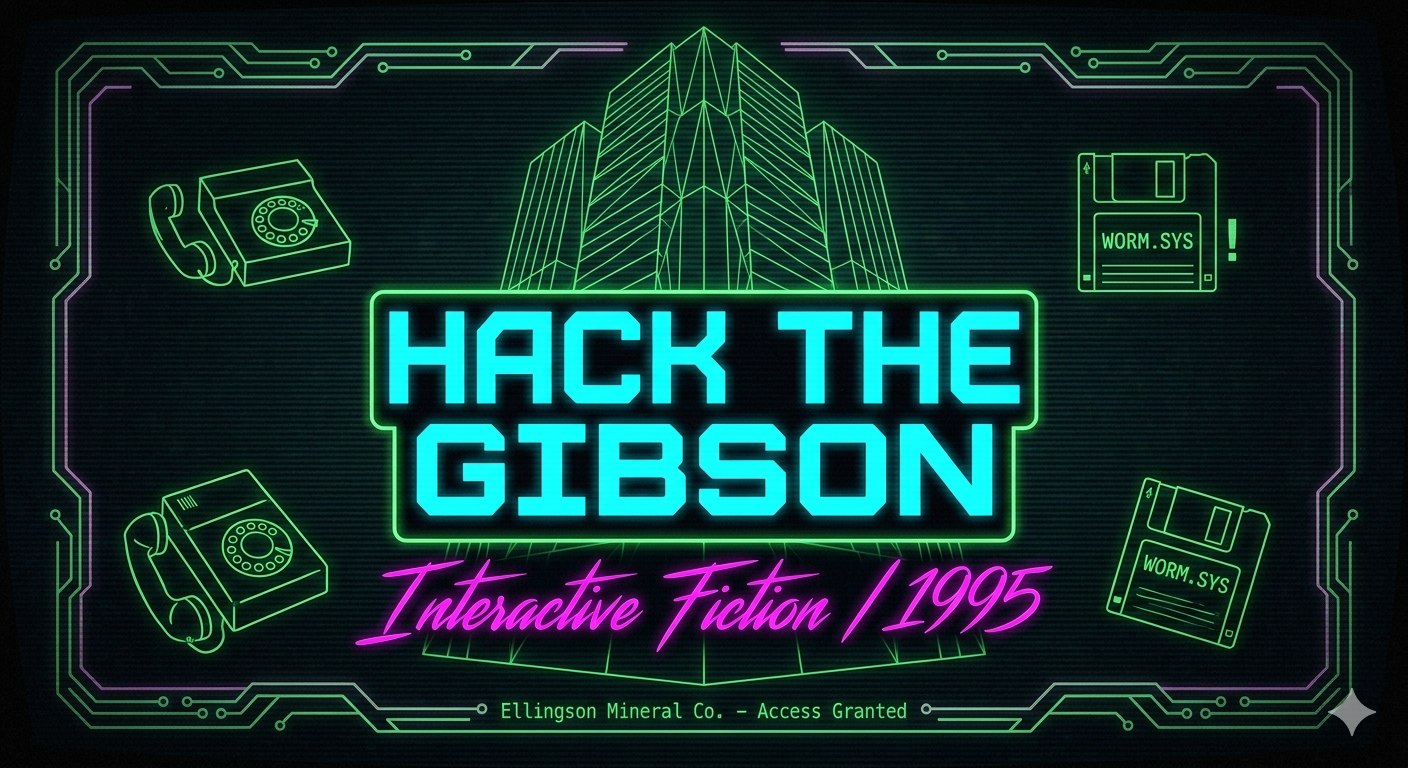 Hack the Gibson — Plant the worm. Pick your ending.