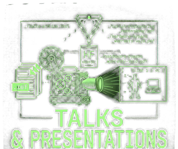 Talks & Presentations — magikh0e.pl